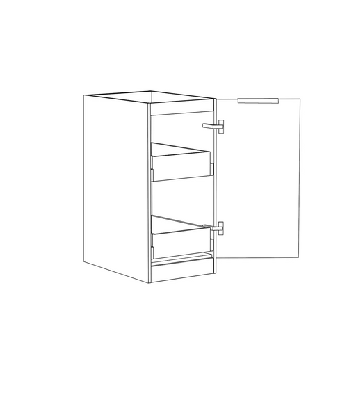 Otti Byron/Bondi Laundry 415 Cabinet with internal Drawer