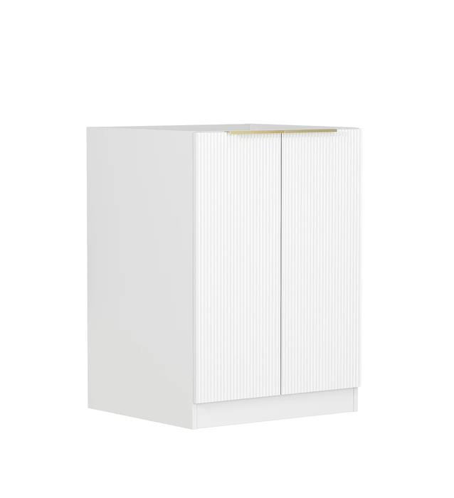 Otti Bondi Laundry Fluted White Base Cabinet
