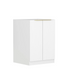 Otti Bondi Laundry Fluted White Base Cabinet