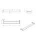 Otti Oskar Double Towel Rail