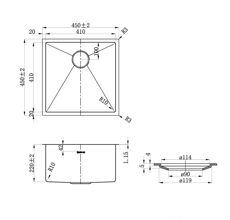 Otti Australia Axon Sink Sink