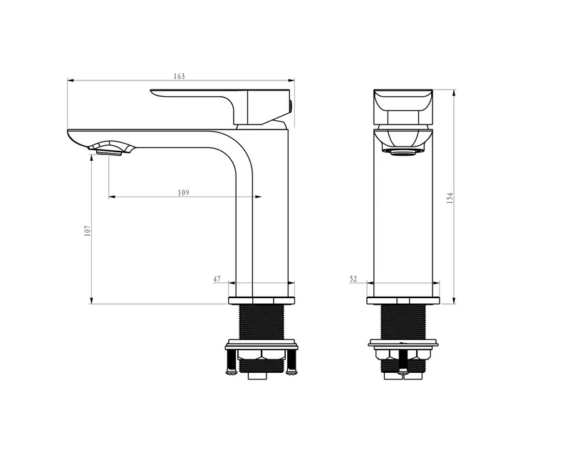 Otti Australia Oskar Basin Mixer