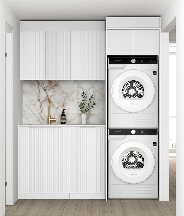 Otti Laundry Kit 1715 Noosa White with Stone Top