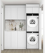 Otti Laundry Kit 1715 Noosa White with Stone Top