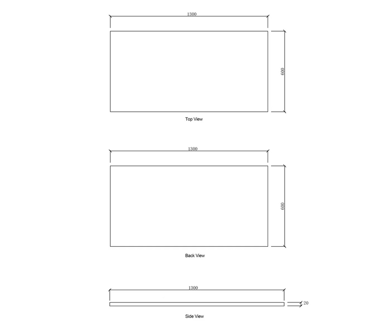 Otti Australia Laundry 1300mm Top