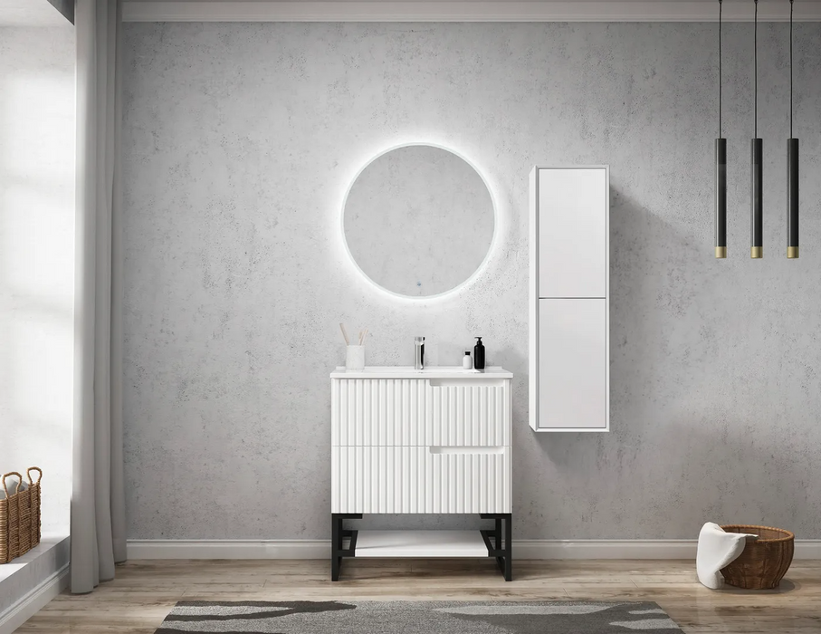Otti Noosa Tall Boy 350x300x1200 Matt White