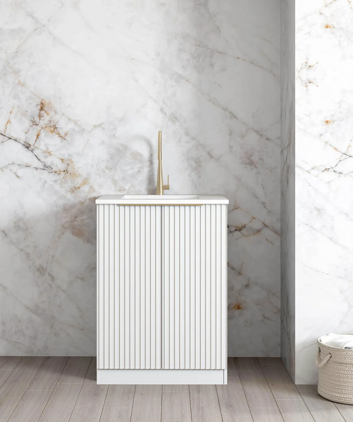 Otti Mini Laundry 650mm Noosa White with Stone Top