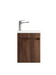 Otti Mini Ensuite Vanity 400mm Sable Walnut Fluted Fluted Vanity (with Basin)