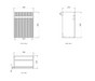 Otti Mini Ensuite Vanity 400mm Matte White Fluted Vanity (with Basin)