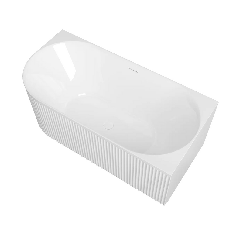 Otti Australia Attica Havana Right Corner Bath with Overflow