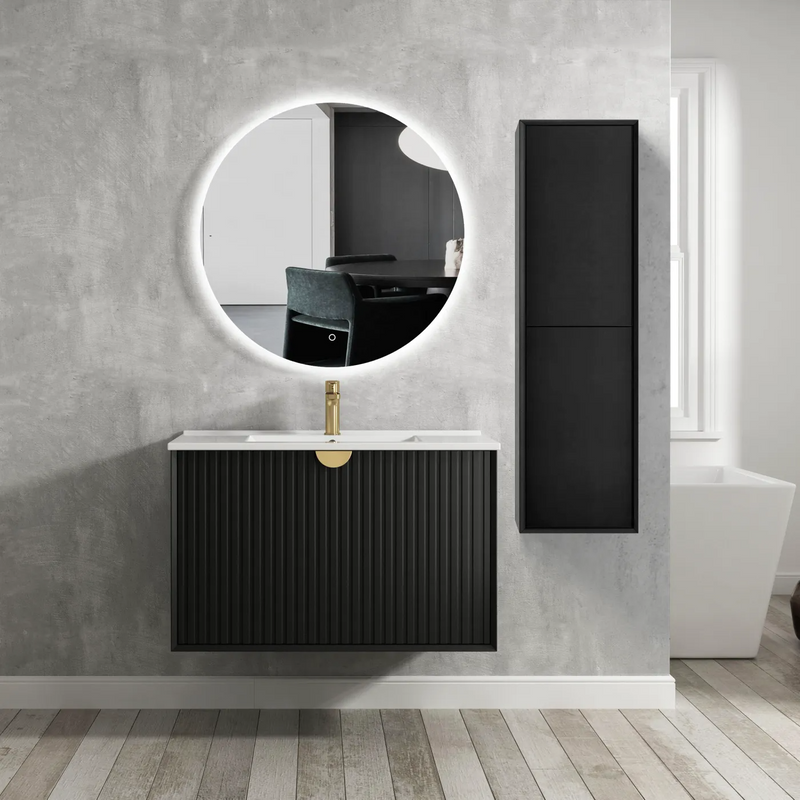 Otti Marlo Tall Boy 350x300x1200 Matte Black