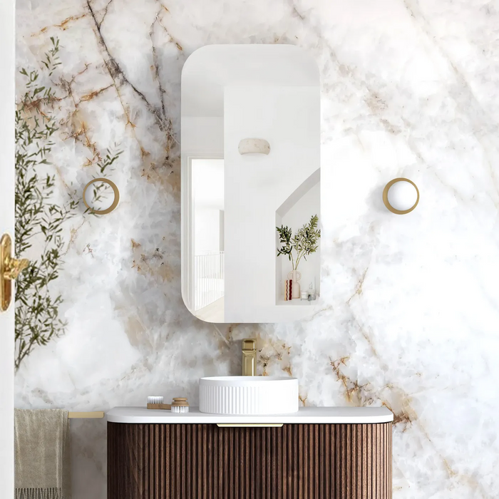 Otti Newport 900x450 White Shaving Cabinet