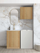 Otti Wall and Base Cabinets Kit 650 Havana Woodland Oak