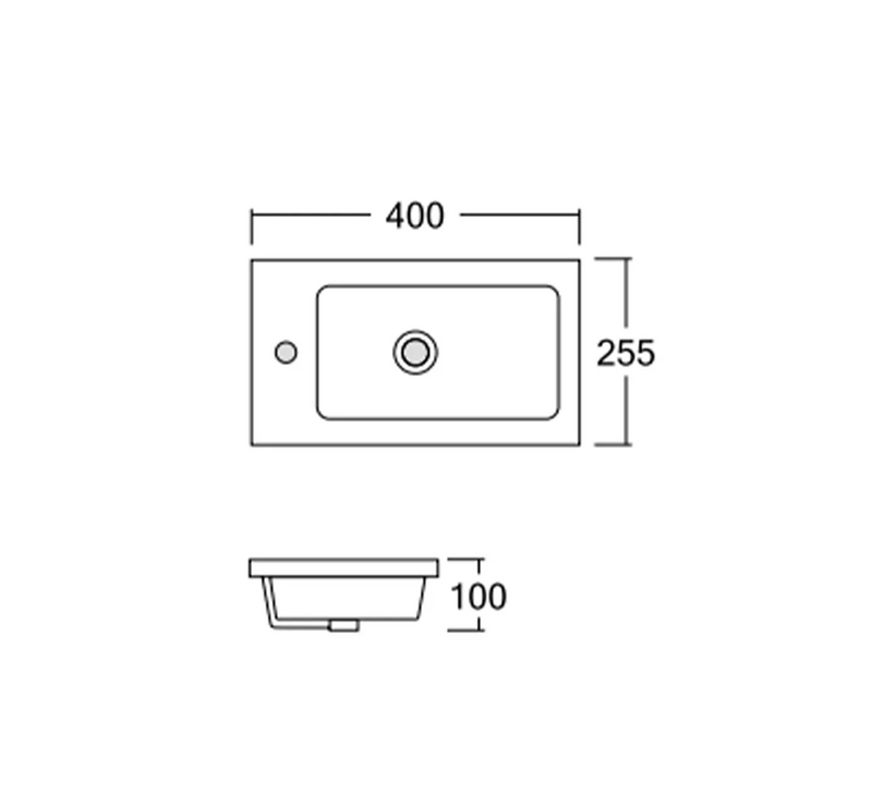Otti Australia Mini Ensuite Basin 400x255mm