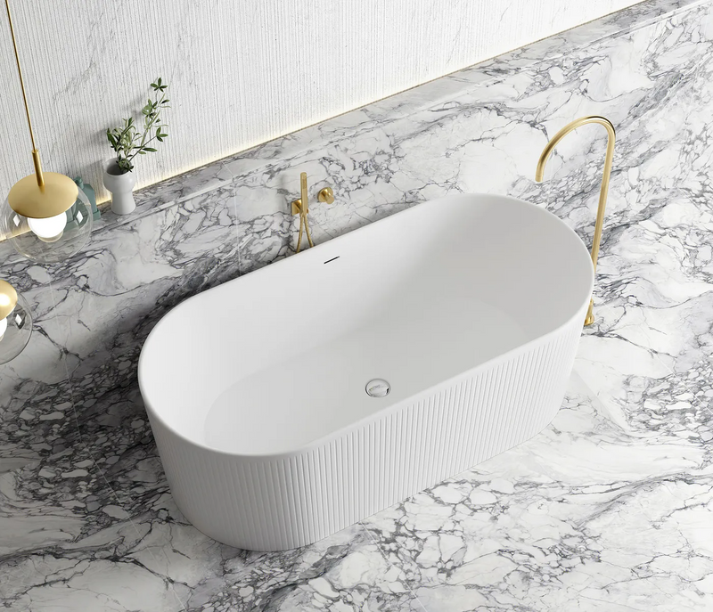 Otti Australia Attica Noosa Freestanding Bath with Overflow