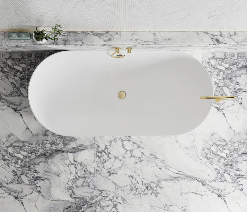 Otti Australia Attica Noosa Freestanding Bath with Overflow