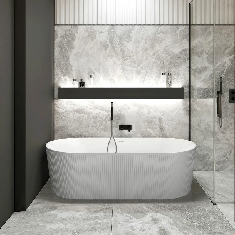 Otti Australia Attica Noosa Freestanding Bath with Overflow