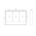 Otti Marlo Matte Black Shaving Cabinet