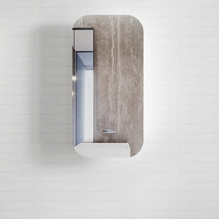 Otti Newport 900x450 White Shaving Cabinet