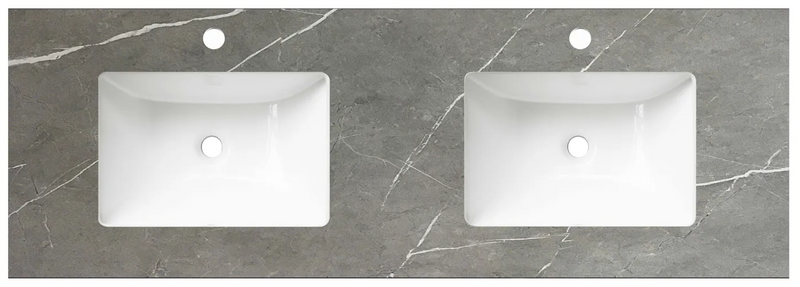 Otti Australia Rock Plate Stone Amani Grey with Undermount Basin 12 O'clock Taphole