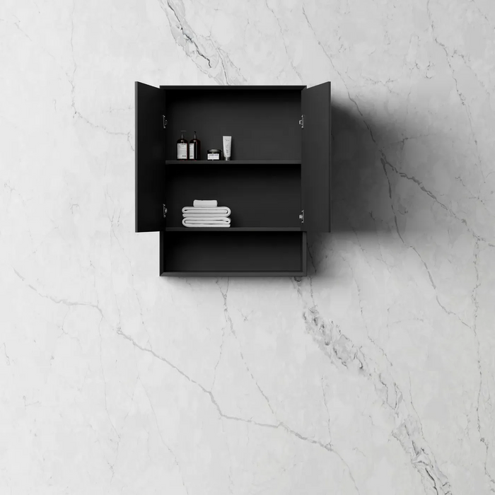 Otti Marlo Matte Black Shaving Cabinet