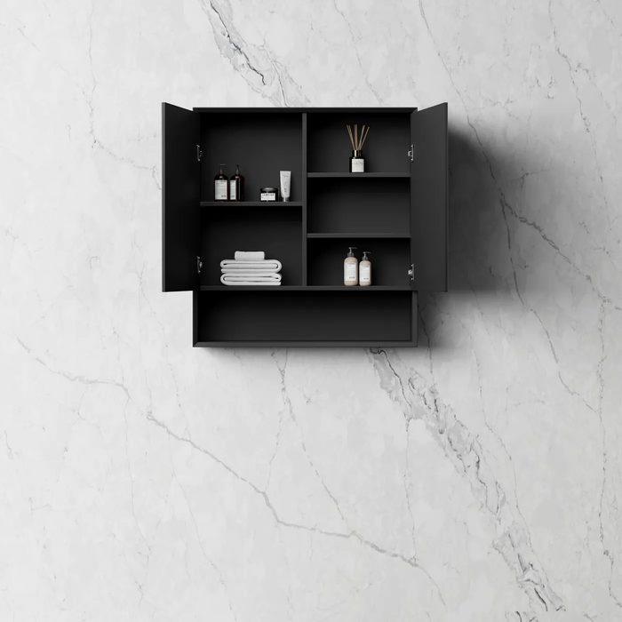 Otti Marlo Matte Black Shaving Cabinet