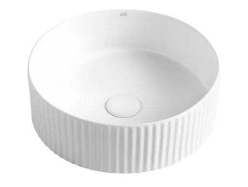 Otti Marlo Round 400x400x125 Fluted Basin