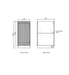 Otti Noosa Laundry Fluted White Base Cabinet
