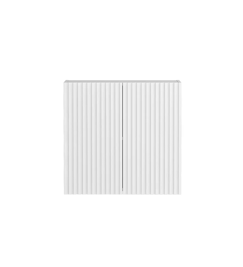 Otti Noosa Laundry Fluted White Wall Cabinet