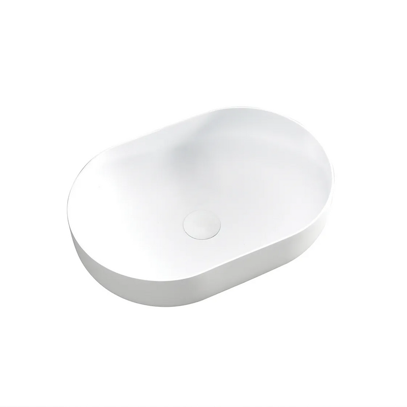 Otti Portofino Solid Surface 500x345x140 Matte White Basin NF