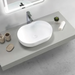 Otti Portofino Solid Surface 500x345x140 Matte White Basin NF