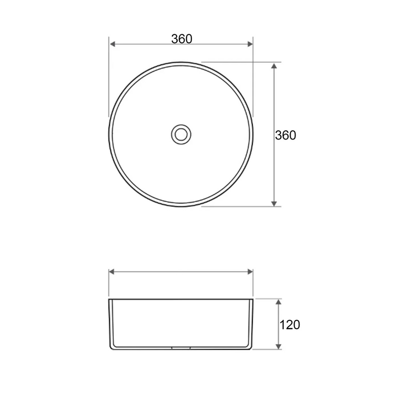 Otti Radius Round Basin
