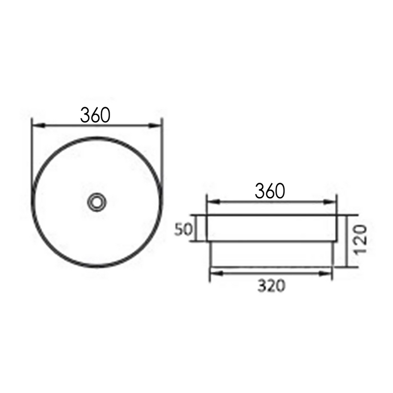 Otti Semi Inset Round Basin