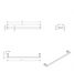 Otti Oskar Single Towel Rail