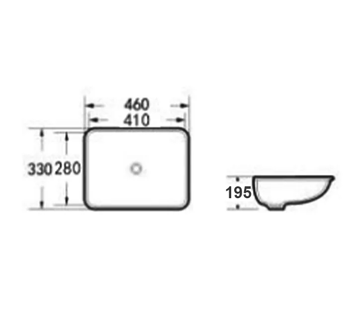 Otti Undermount Square Basin