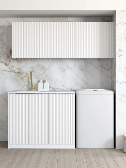 Otti Laundry Kit 1715 Bondi White with Stone Top