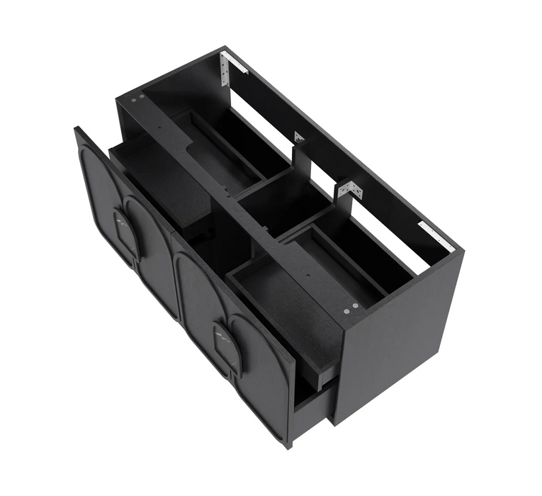 Otti Laguna Mk II Black Oak Wall Hung Vanity