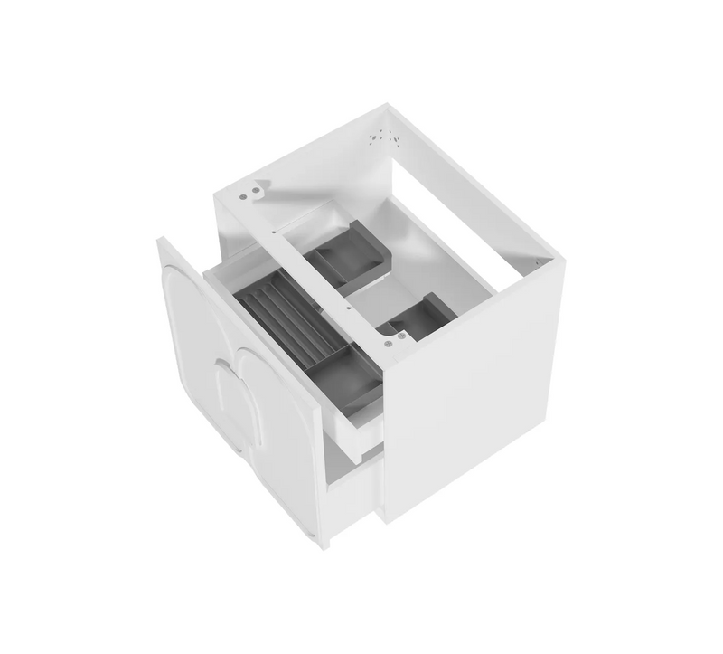 Otti Laguna Mk II Matte White Wall Hung Vanity