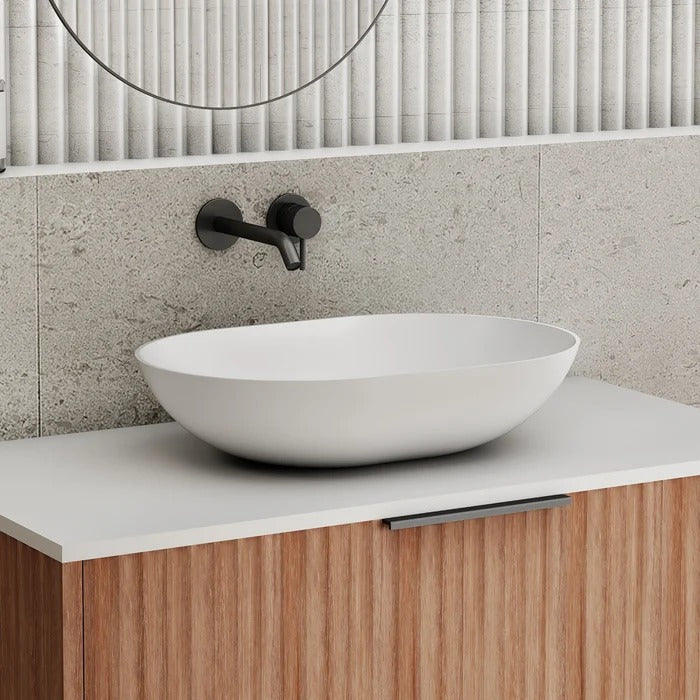 Cassa Design Eggshell Solid Surface Above Counter Basin