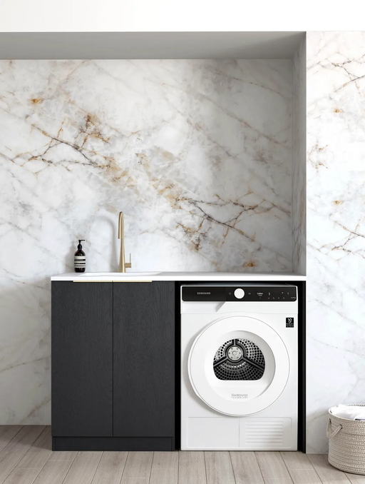 Otti Byron/Bondi Oak Base Laundry Cabinet with 1300mm Stone Top