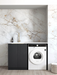 Otti Byron/Bondi Oak Base Laundry Cabinet with 1300mm Stone Top