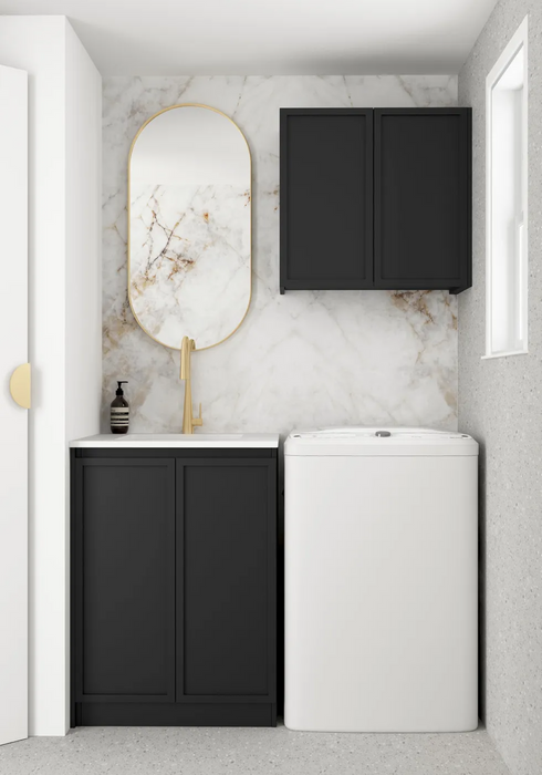 Otti Wall and Base Cabinets Kit 650 Hampshire White