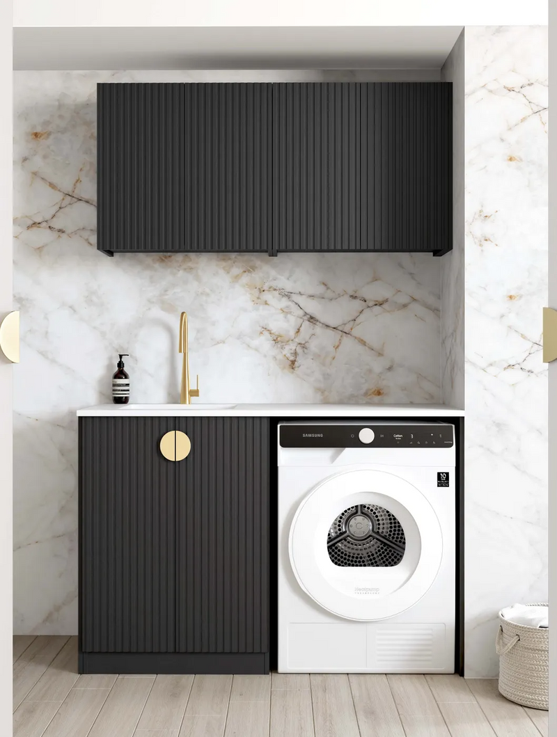 Otti Laundry Kit 1305 Marlo Black with Stone Top