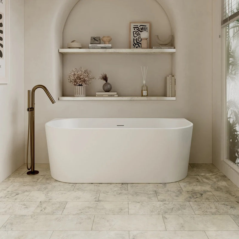 Cassa Design Auris Round Back To Wall Bath
