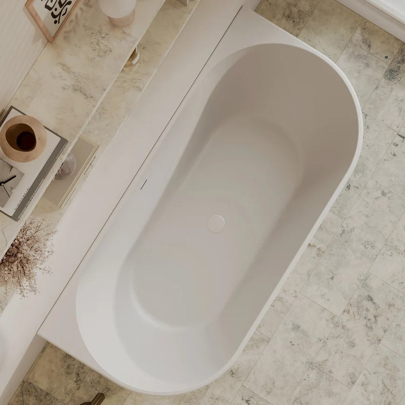 Cassa Design Auris Round Back To Wall Bath