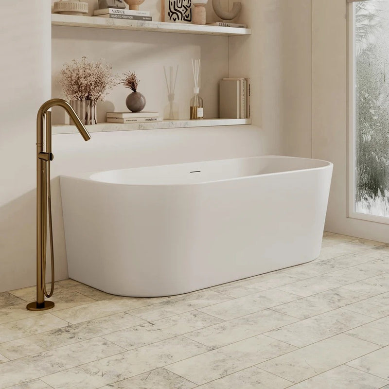 Cassa Design Auris Round Back To Wall Bath