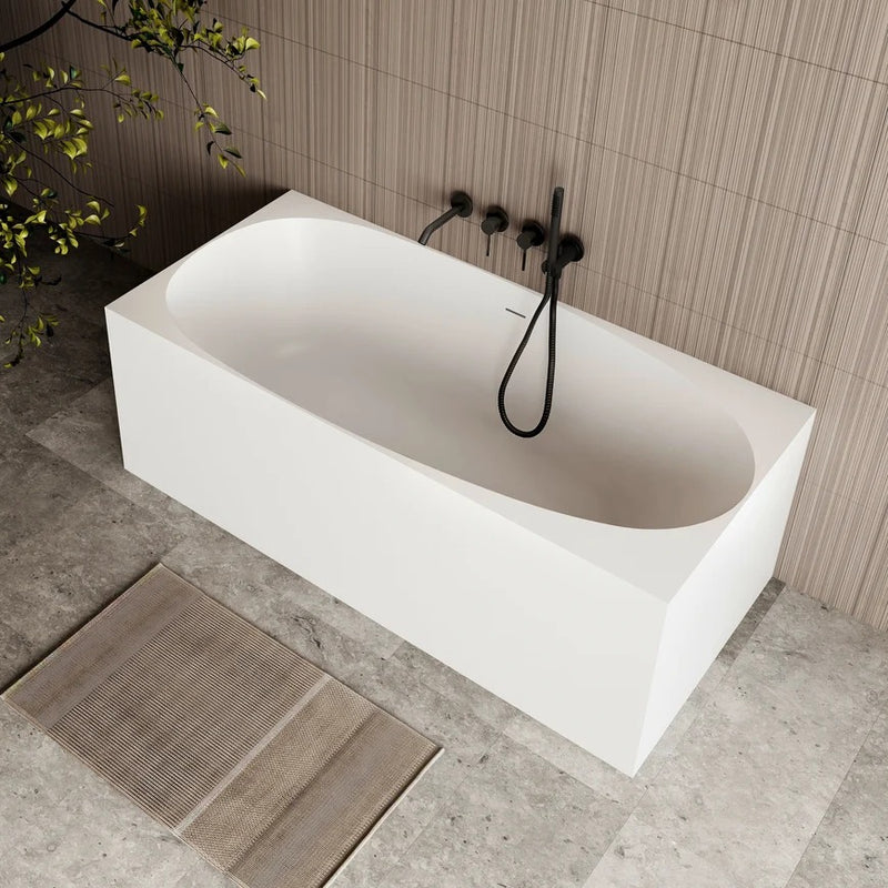 Cassa Design New Multi Square Corner Back To Wall Bath