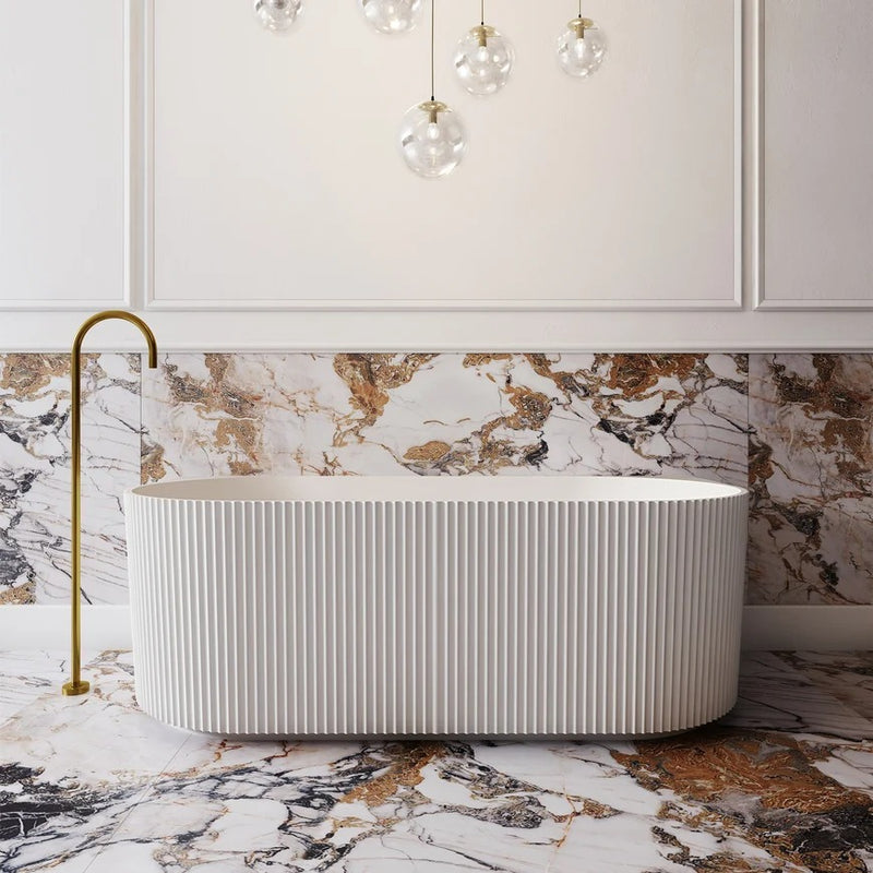 Cassa Design V-Groove Back To Wall Bath