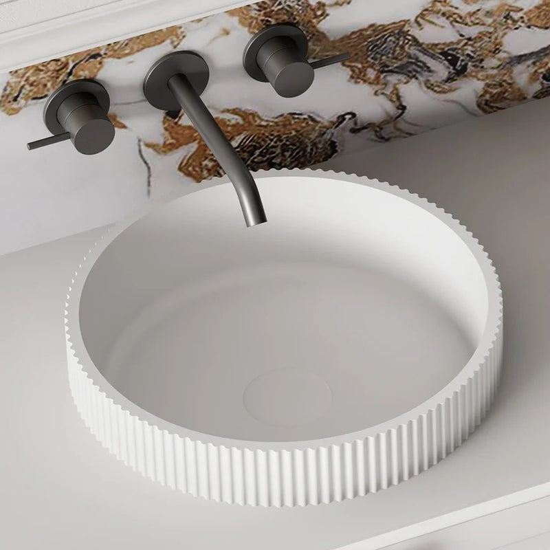 Cassa Design V-Groove Semi-Inset Basin