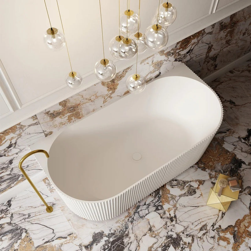 Cassa Design V-Groove Back To Wall Bath